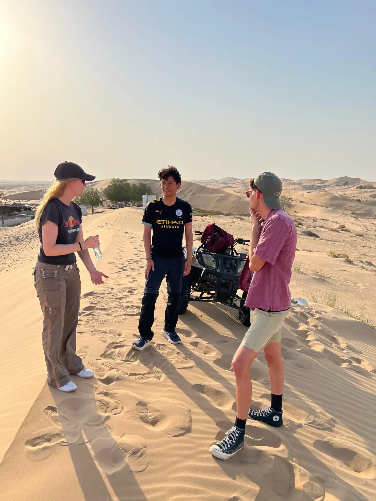 Stars above an Abu Dhabi desert camp